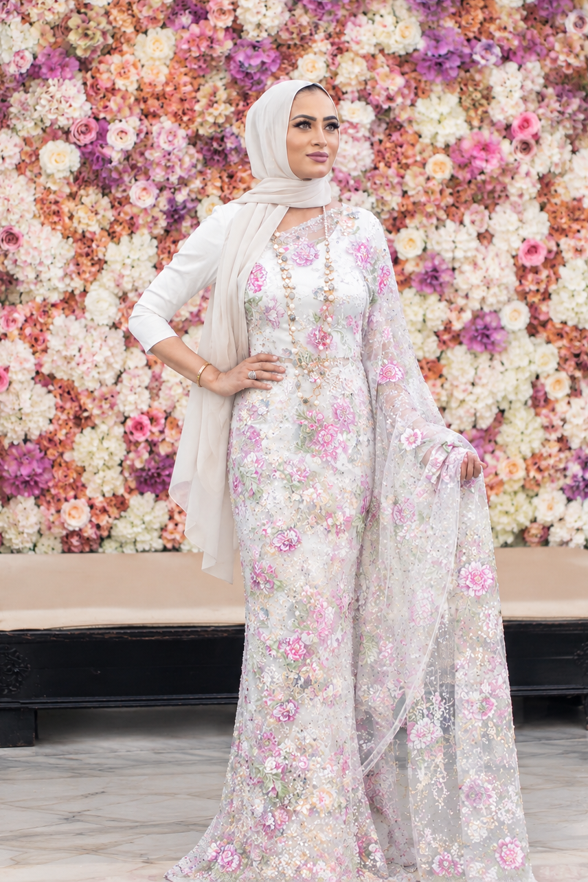 Floral  Saree