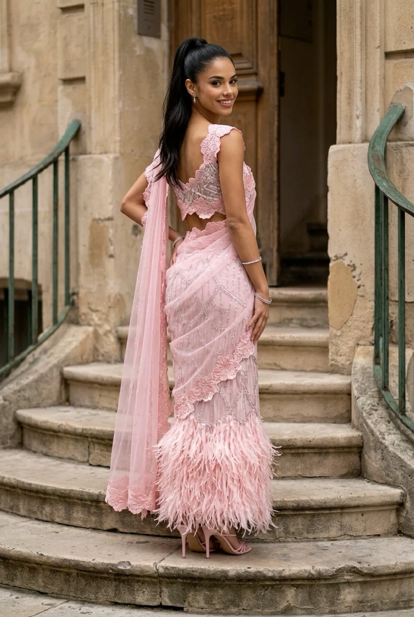 Fair Tale Pink Modest blouse