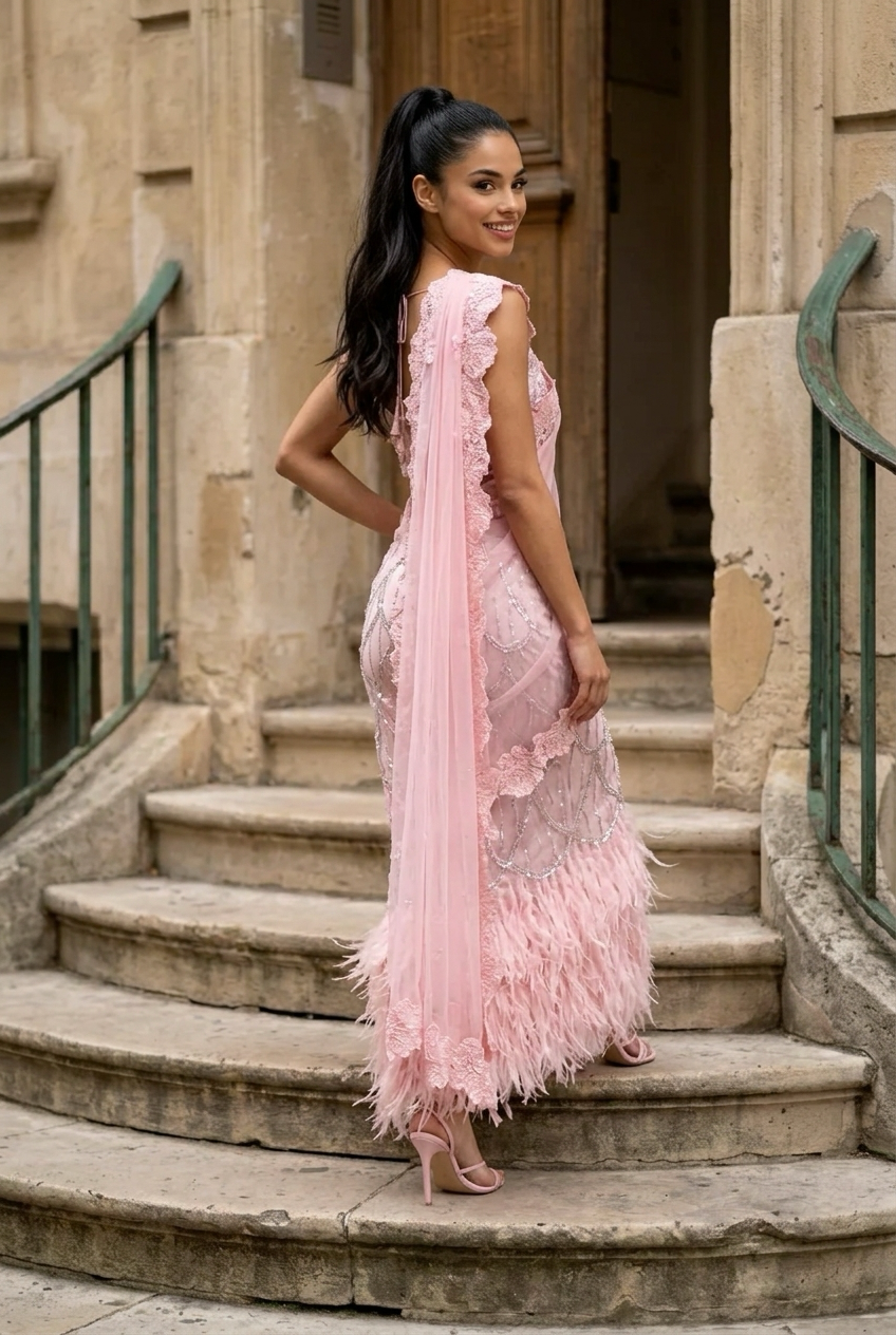 Fairy Tale pink feather