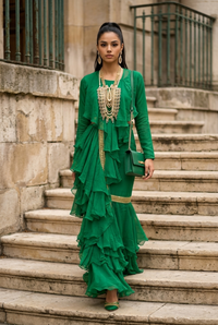 Senorita Ruffle Saree