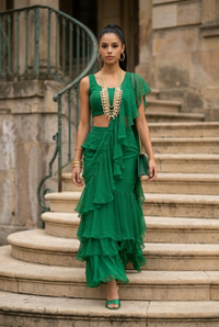 Senorita Ruffle Saree