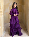 Senorita Ruffle Dress (Purple)