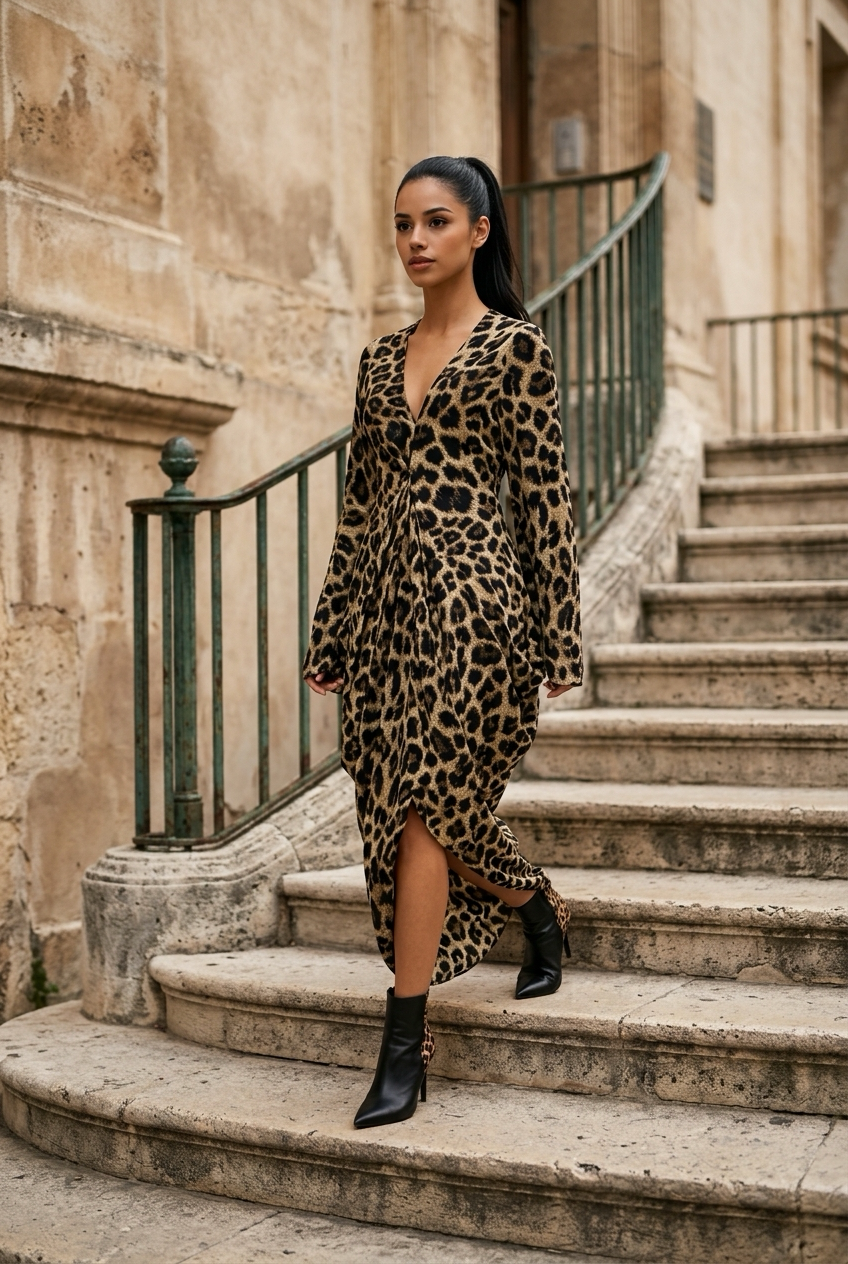 Leo-Pard Kaftan
