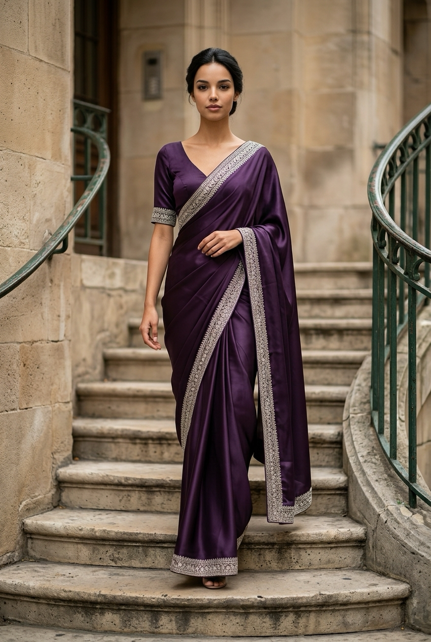 Crepe Silk Saree